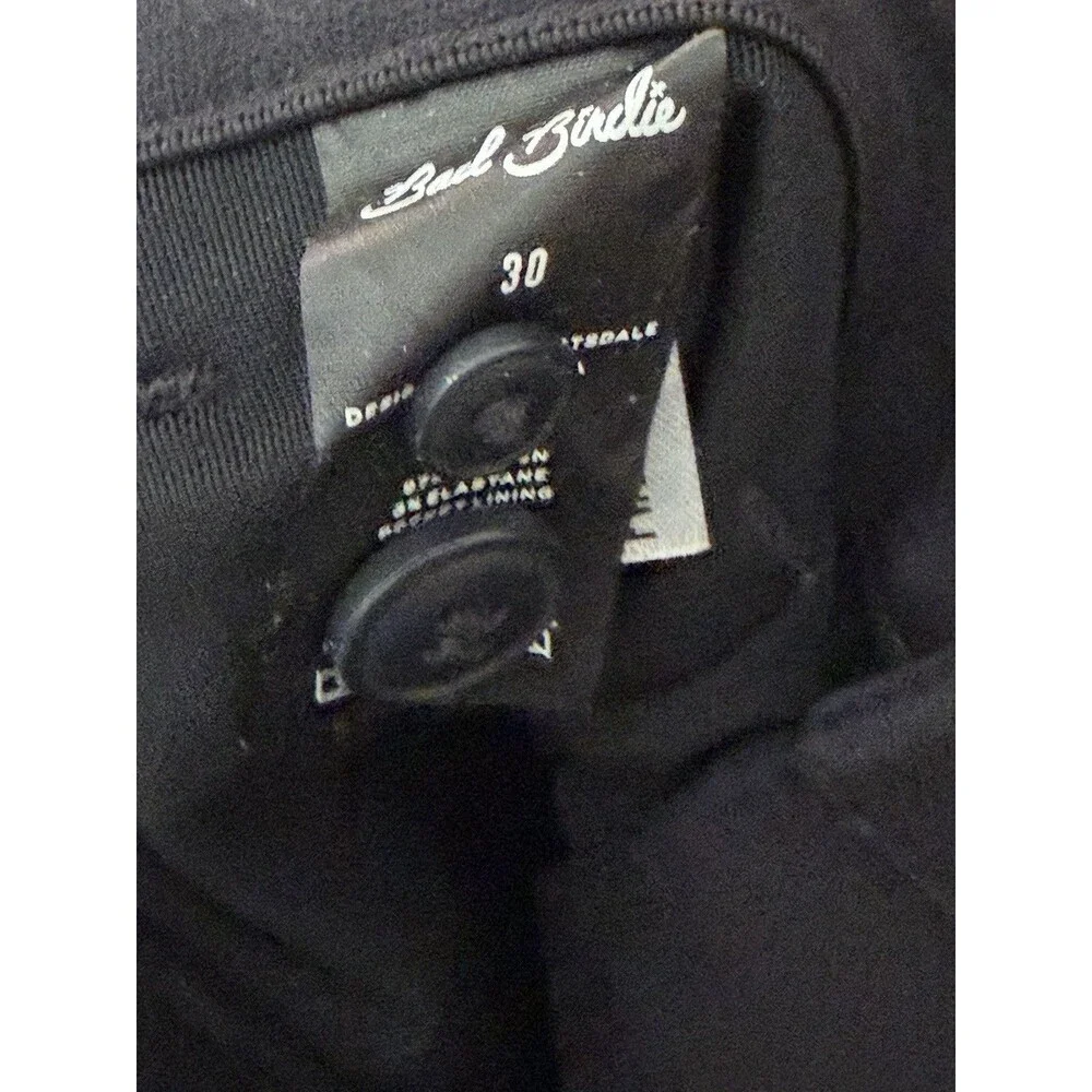 Bad Birdie Golf Pants Mens Size 30x30 Black Pockets Logo Performance